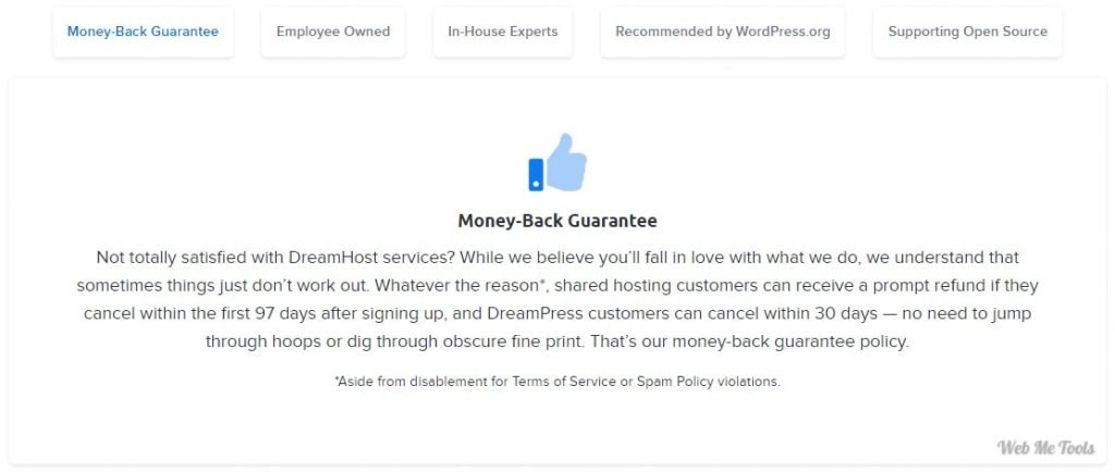 DreamHost 30 Days Money Back DreamHost 30 Days Money Back