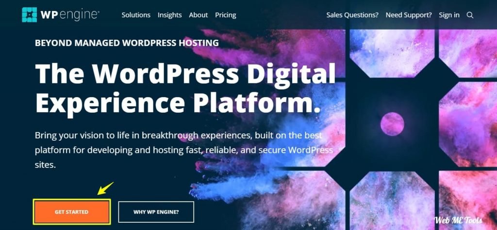 WP Engine WordPress Hosting Home Page WP Engine WordPress Hosting Home Page