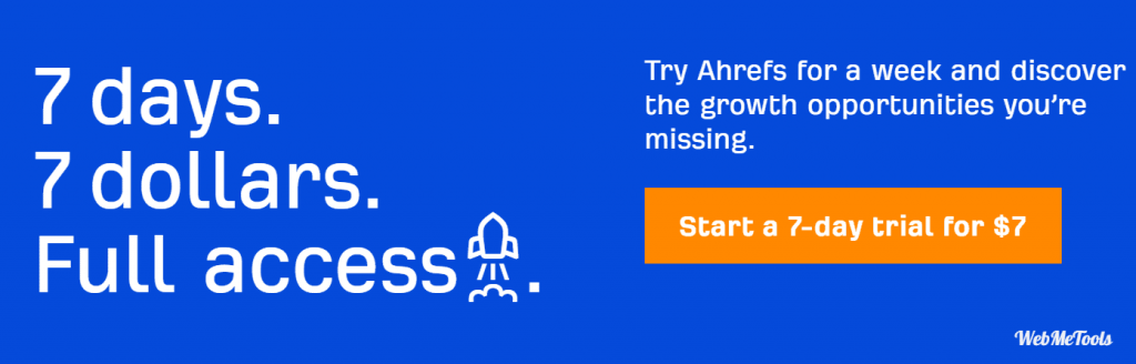 Ahrefs Trial 7 Days Ahrefs Trial 7 Days