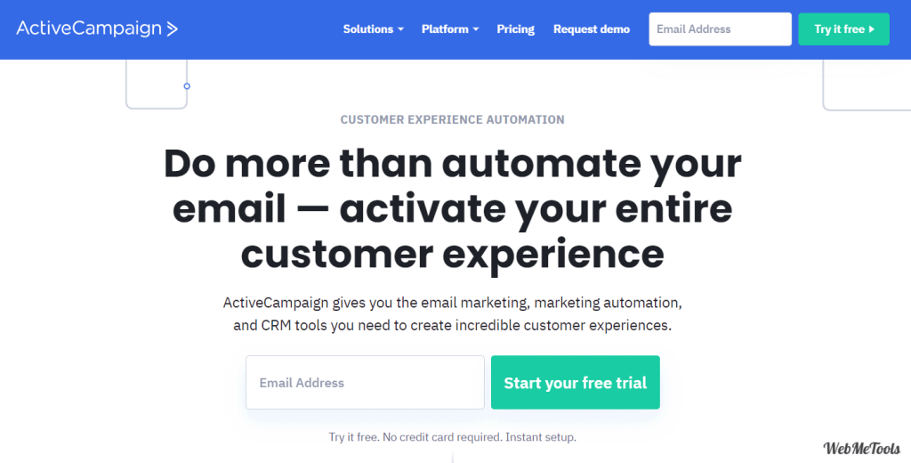 ActiveCampaign Email Marketing Home Page ActiveCampaign Email Marketing Home Page