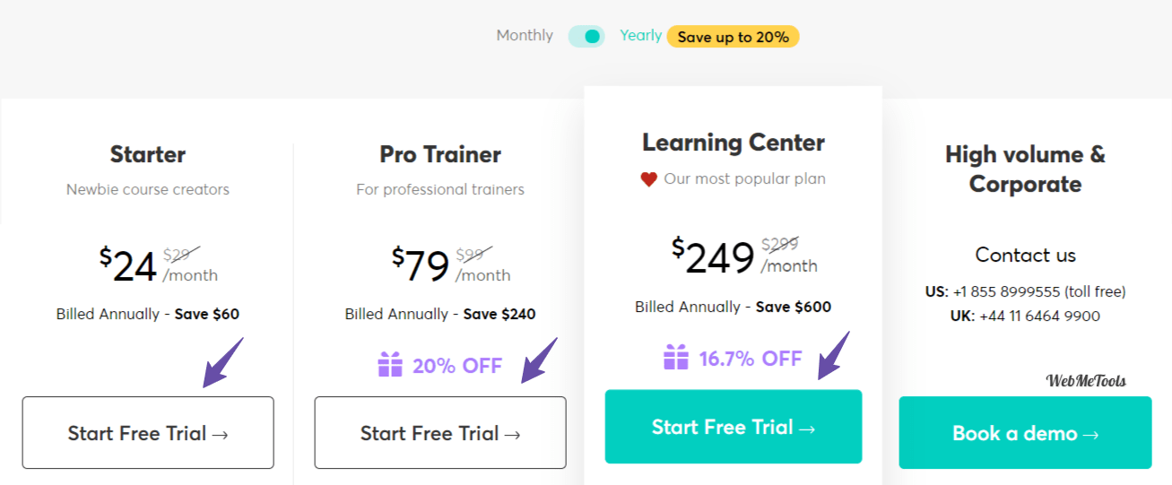 LearnWorlds Plans Pricing LearnWorlds Plans Pricing