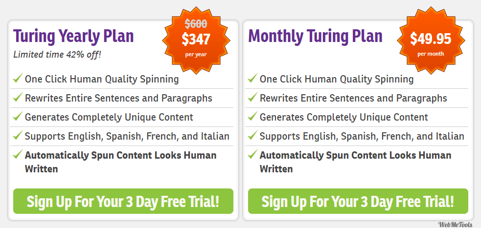 10+ Article Forge Alternatives & Similar Softwares WordAI Pricing Plans