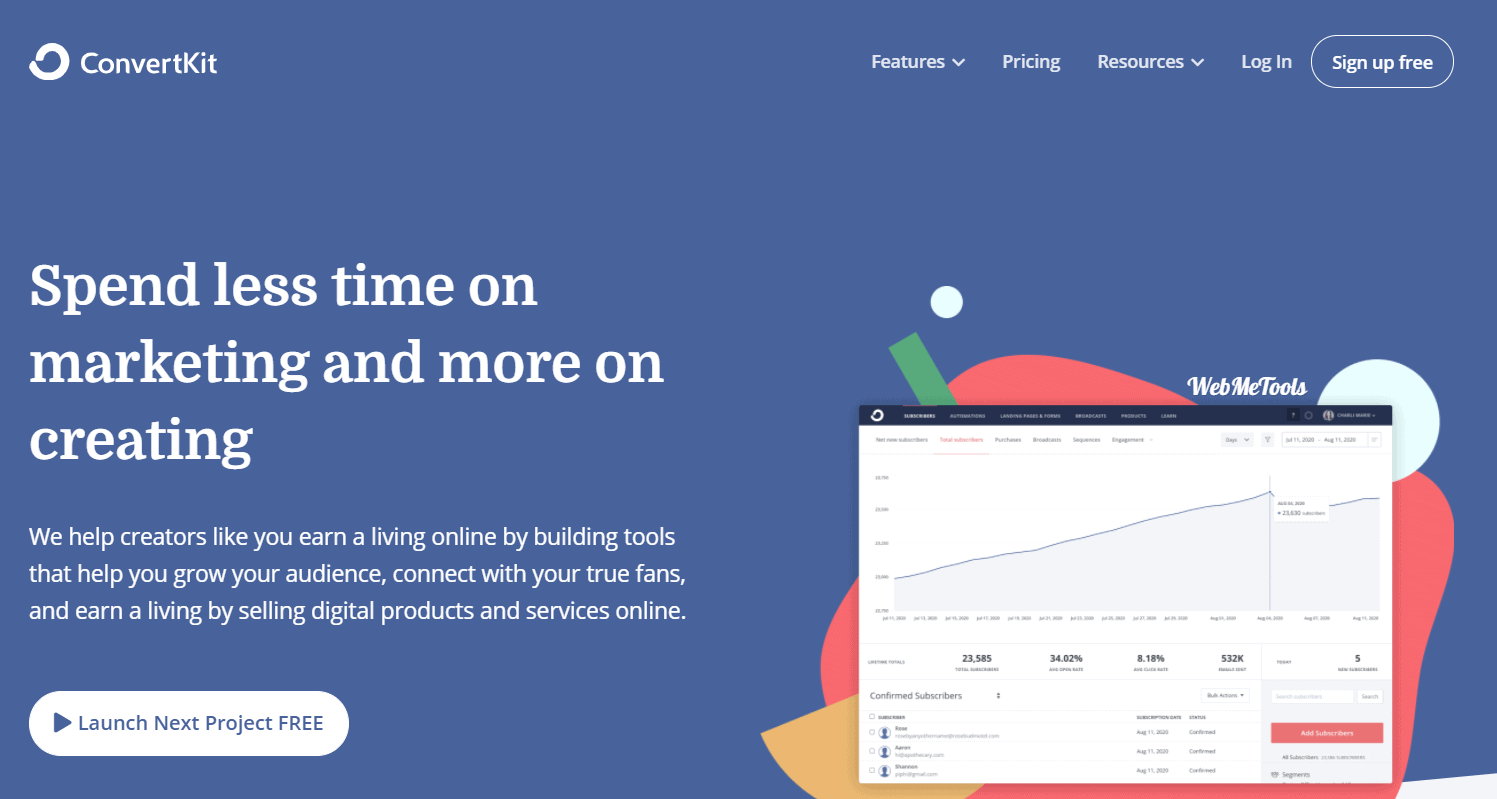 ConvertKit Email Marketing Home ConvertKit Email Marketing Home