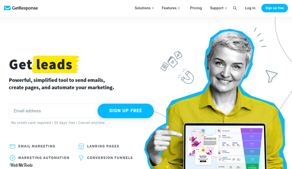 GetResponse Email Marketing Tool Home Page GetResponse Email Marketing Tool Home Page