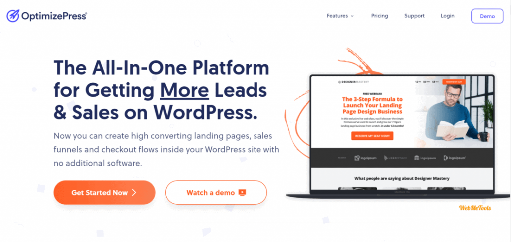 OptimizePress Landing Page Builder for WordPress Home Page OptimizePress Landing Page Builder for WordPress Home Page