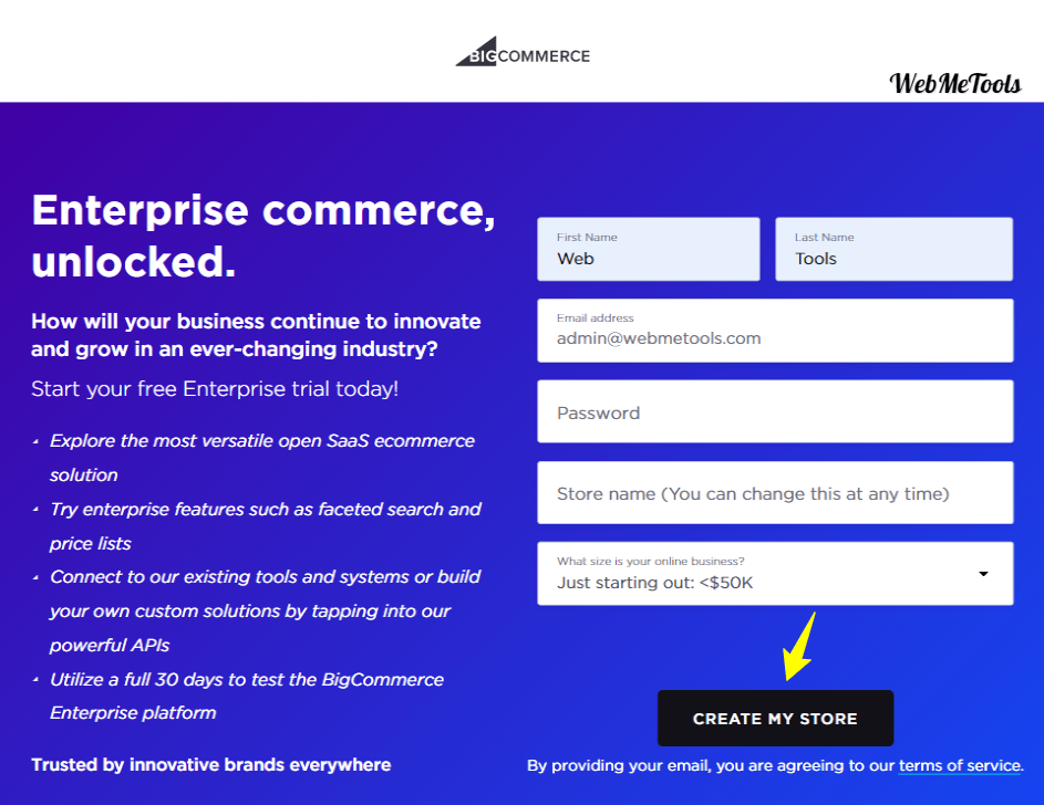 BigCommerce Enterprise Trial BigCommerce Enterprise Trial