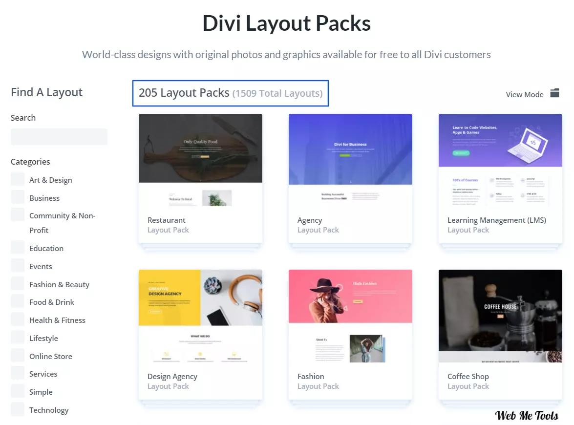 Divi Library Elegant Themes Elegant Themes Layout