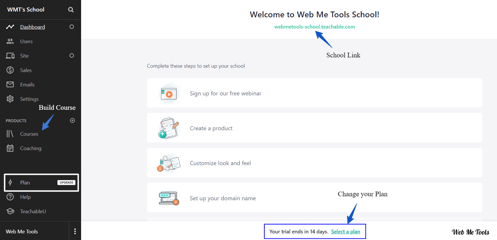 Teachable Trial Account Dashboard Teachable-Trial-Account-Dashboard