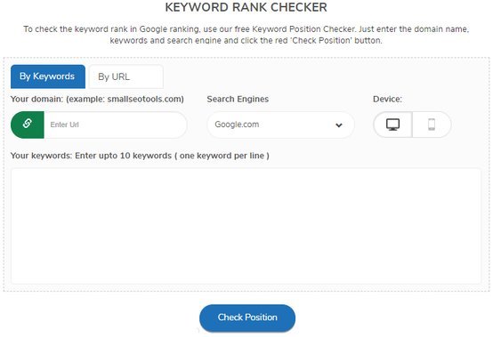 Keyword Rank Checker smallseotools Keyword Rank Checker