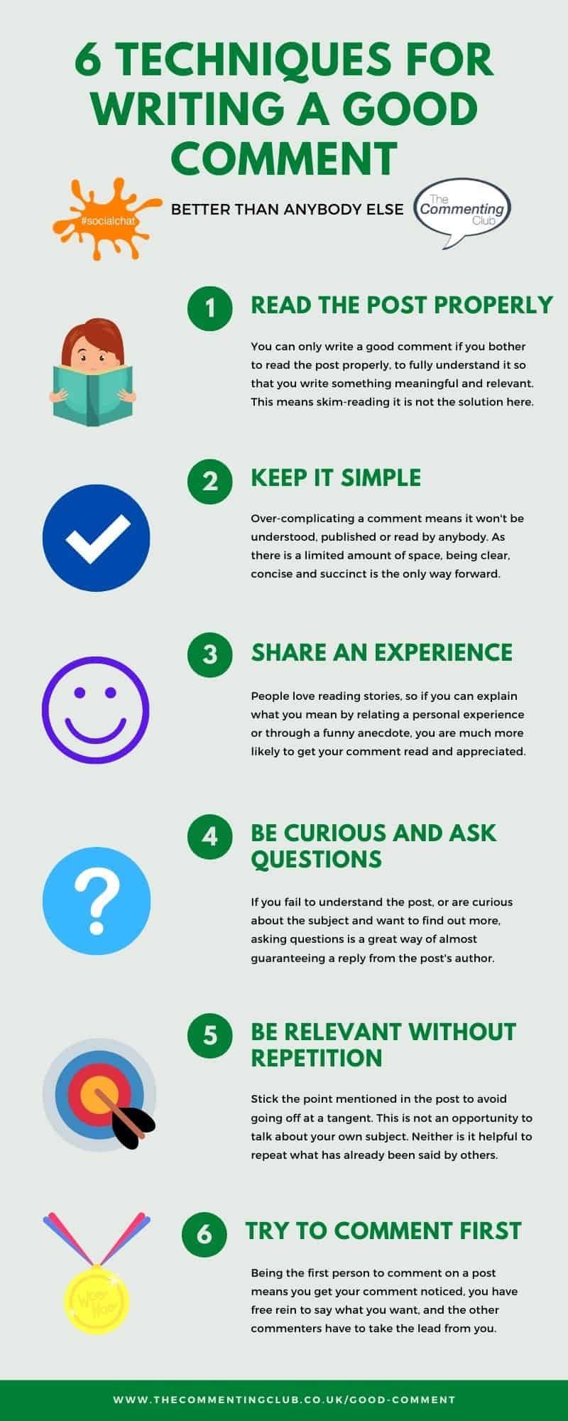 6 techniques for writing a good comment 1 6-techniques-for-writing-a-good-comment