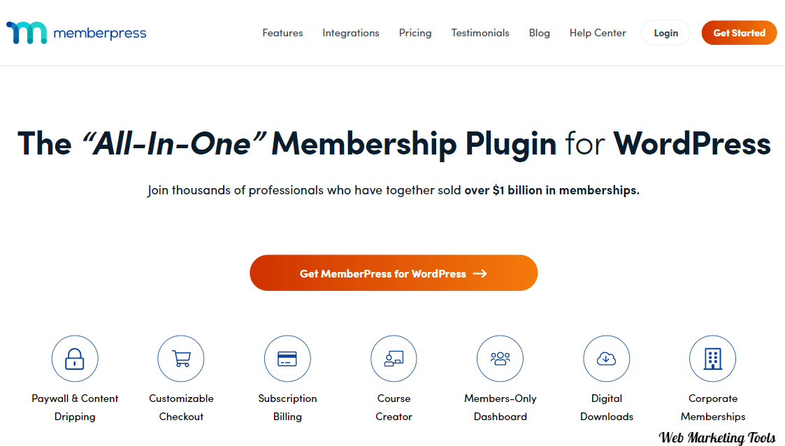 MemberPress WordPress Membership Site Software home MemberPress-WordPress-Membership-Site-Software-home