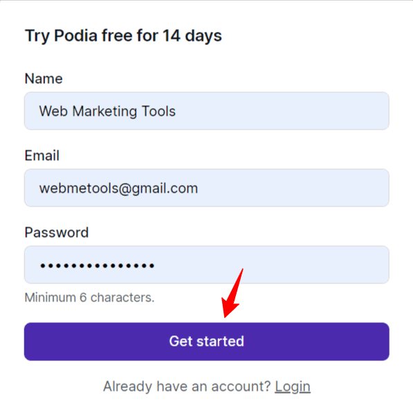 Podia Free Trial Sign up Podia Free Trial Sign-up