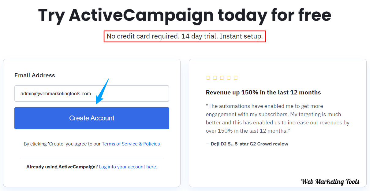 ActiveCampaign Free 14 Day Trial ActiveCamoaign Free Trial