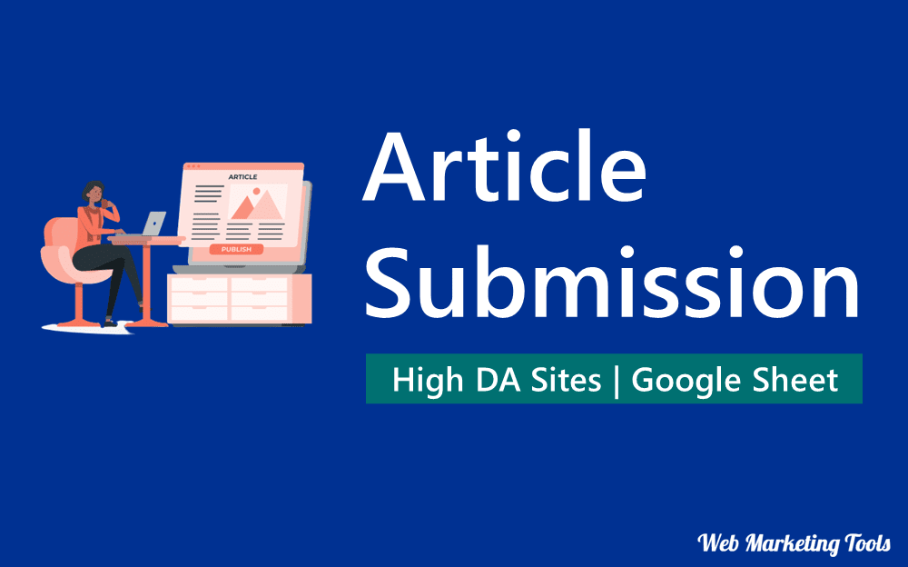 Article Submission Sites List