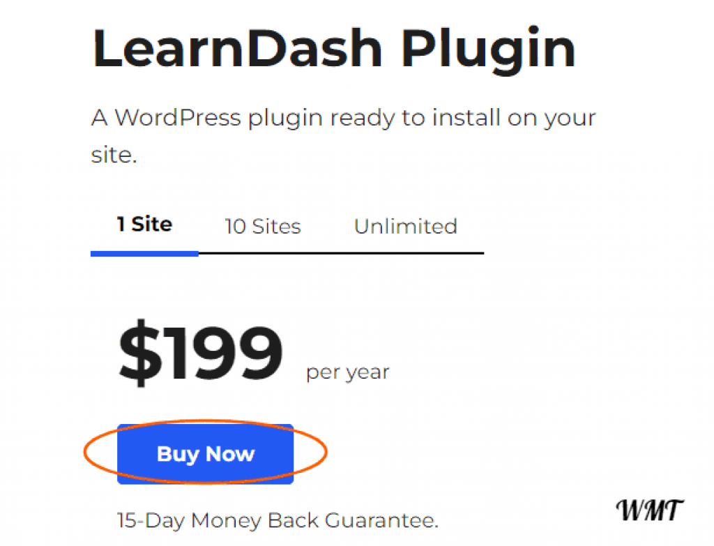 LearnDash Pricing 1 Site LearnDash Pricing 1 Site
