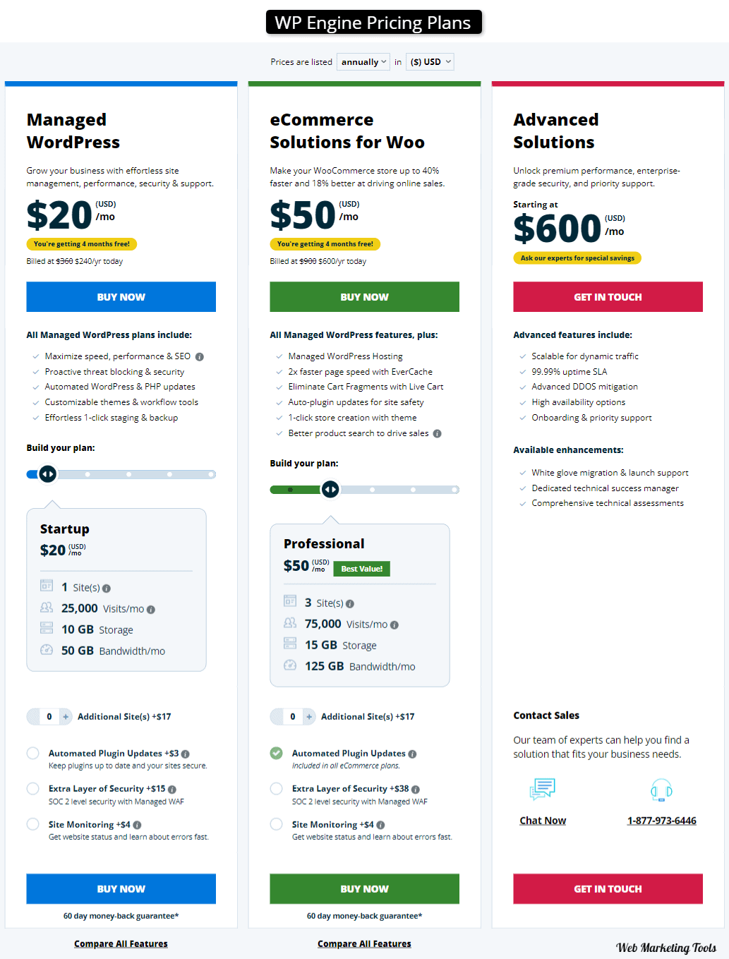 WP Engine Pricing Plans 1 WP-Engine Pricing Plans