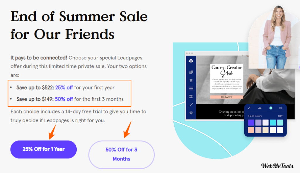 Leadpages FOF Summer Leadpages FOF Summer Sale Coupon