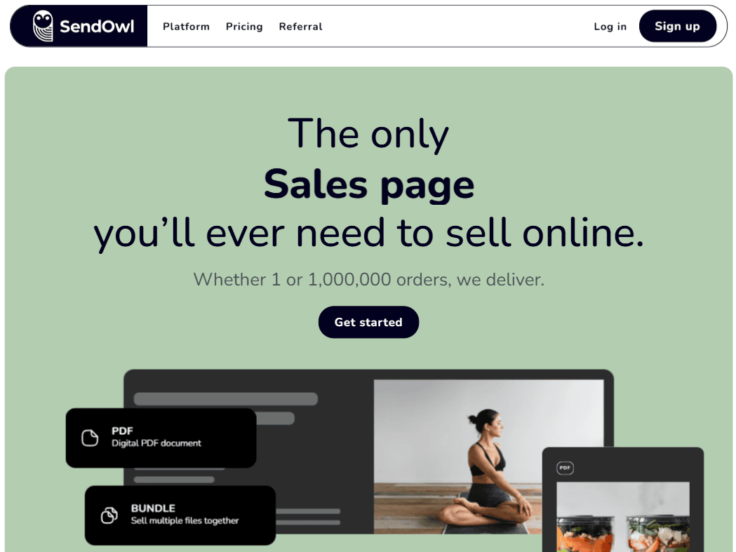 SendOwl Homepage SendOwl Homepage