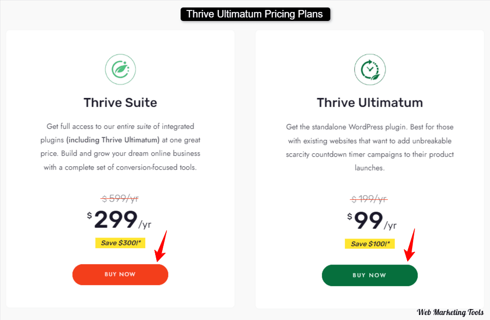 Thrive Ultimatum Plans 1 Thrive Ultimatum Plans