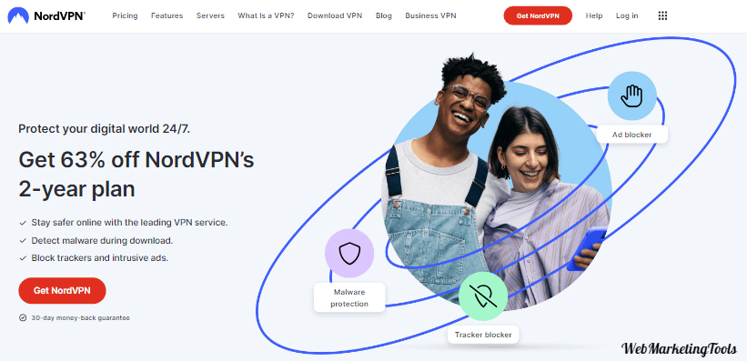 NordVPN Homepage 1 NordVPN- Homepage