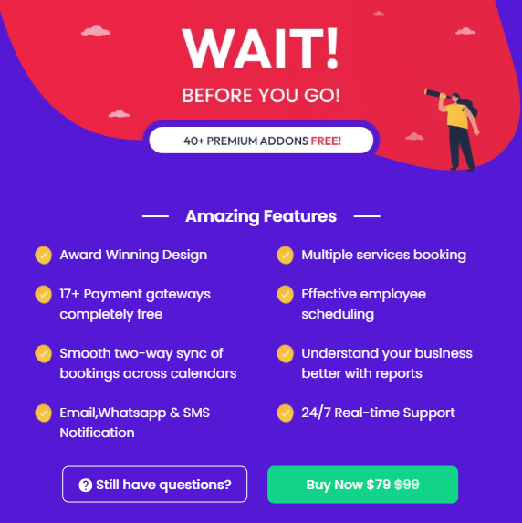 BookingPress Features Banne BookingPress Features