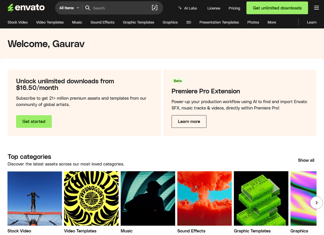 Envato Elements Overview Envato Elements Overview