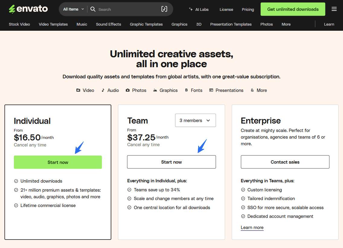 Envato Elements Subscription Plans Envato Elements Subscription Plans
