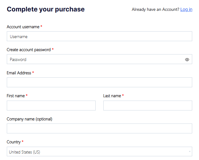 Checkout LearnDash Enter Biling Details Checkout LearnDash Enter Biling Details