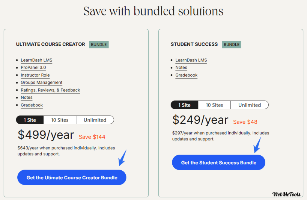 LearnDash Bundle Pricing LearnDash Bundle Pricing