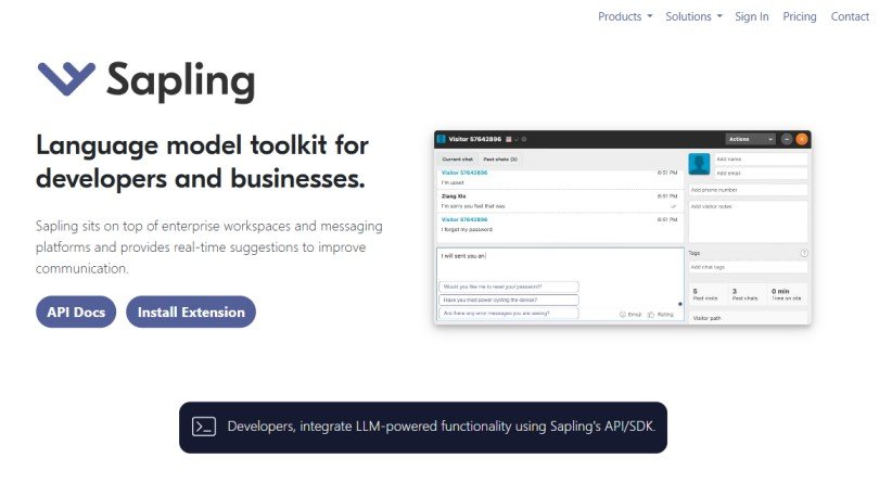 Sapling.ai Website Sapling.ai Website