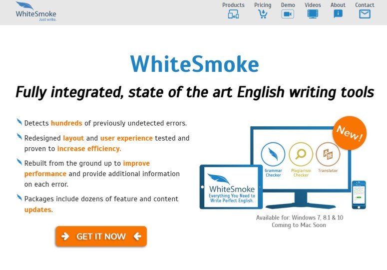 WhiteSmoke Grammer Checker Website WhiteSmoke Grammer Checker Website