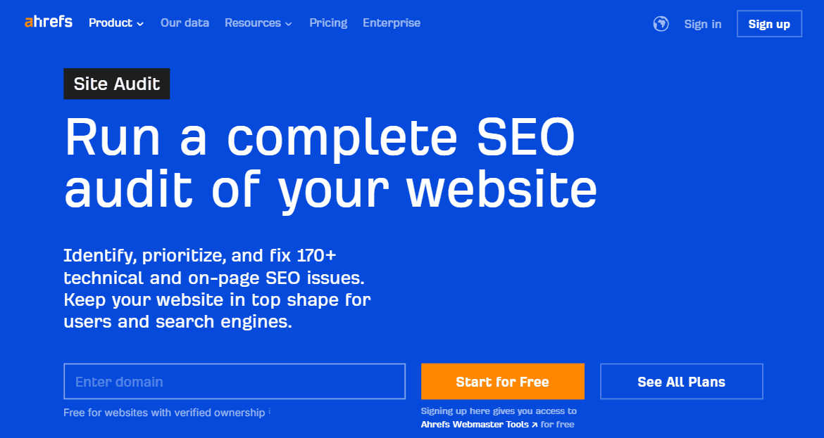 Ahrefs Free Site Audit Tool Ahrefs Free Site Audit Tool